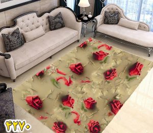 کفپوش سه بعدی طرح گل - Image 3