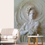 پوستر دیواری گچبری طرح نقاب