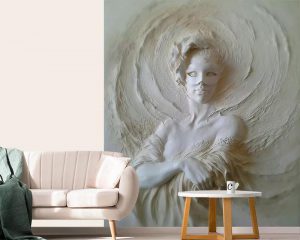 پوستر دیواری گچبری طرح نقاب