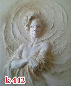 پوستر دیواری گچبری طرح نقاب - Image 2