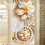 پوستر گل های چتری کاغذی