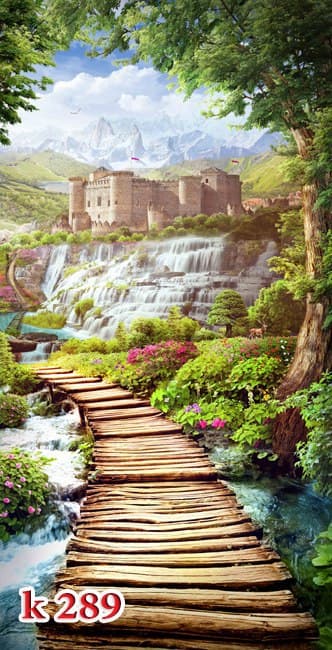 photo_۲۰۱۸-۰۳-۱۸_۲۰-۰۹-۱۲ پوستر پل چوبی رو به آبشار - Image 1