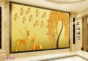 پوستردیواری درخت طلایی