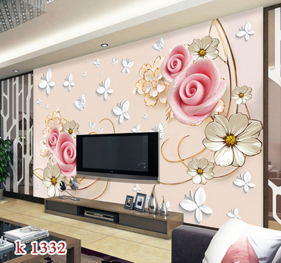k1332 پوستر رز پروانه - Image 1