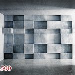 پوستر سنگهای برجسته هندسی