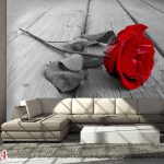پوستر گل رز سه بعدی