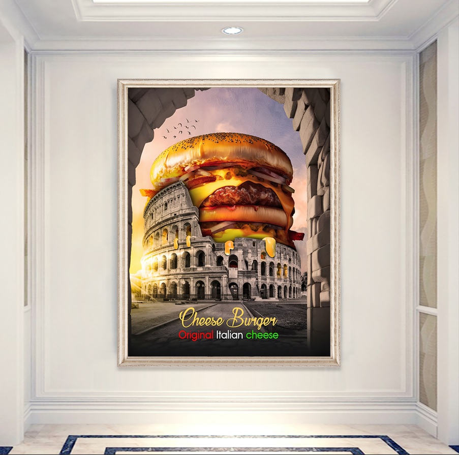 hamburger پوستر همبرگر - Image 1